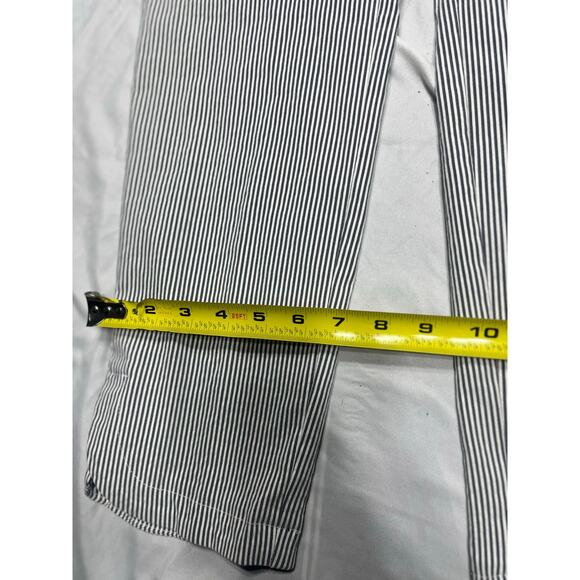 ELLE Women’s Polished Stretch Skinny Ankle Pants Small NWT Pinstripe - Picture 2 of 9